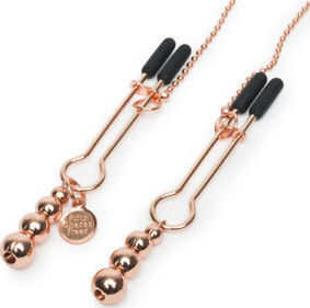 Fifty Shades of Grey Freed All Sensation Chain Nipple Clamps Σφιγκτήρες Θηλών σε Ροζ Χρώμα