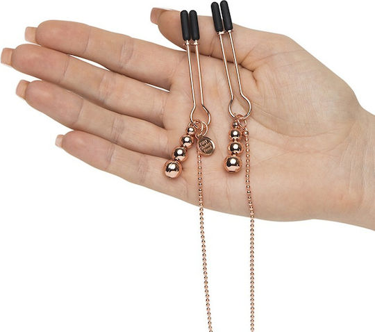 Fifty Shades of Grey Freed All Sensation Chain Nipple Clamps Σφιγκτήρες Θηλών σε Ροζ Χρώμα