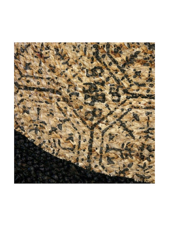 Synchronia Handmade Rug Round Summer Wicker Beige