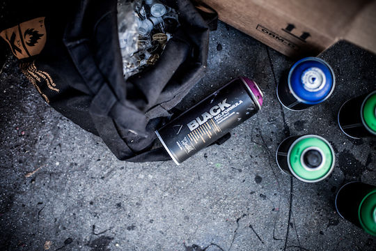 Montana Cans Спрей Боядисване BLK с Мат Ефект Истинско жълто 400мл