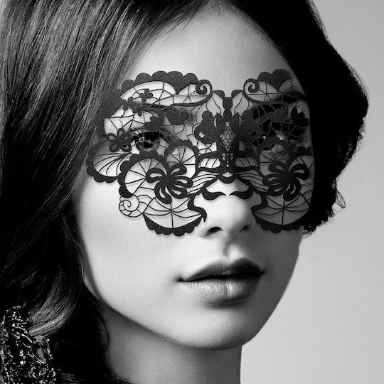 Bijoux Indiscrets Anna Mask BDSM Μάσκα σε Μαύρο Χρώμα