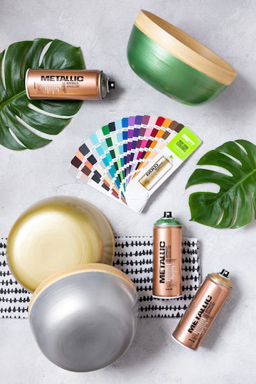 Montana Cans Spray Farbe Metallic Acryl mit Metallisch Effekt Rosé 400ml