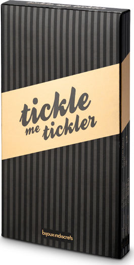Bijoux Indiscrets Tickle Me Tickler Feather for Tickling in Black Color