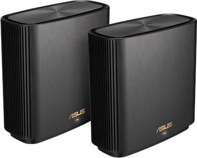 Asus ZenWiFi AX (XT8) Black v2 WiFi-Mesh-Netzwerk Zugriffspunkt Wi-Fi 6 Tri Band (2.4 & 5 & 5GHz) in Doppelter Bausatz