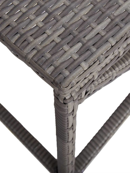 Παγκάκι Εξωτερικού Χώρου Rattan 120x40x43cm