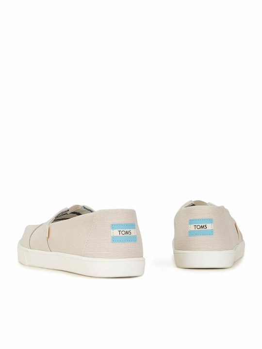 Toms Heritage Alpargatas Υφασμάτινες Γυναικείες Εσπαντρίγιες σε Μπεζ Χρώμα