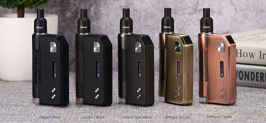SXmini Auto Squonker Kit Pod Mod 3.5ml cu Baterie Încorporată 1400mAh negru de fum