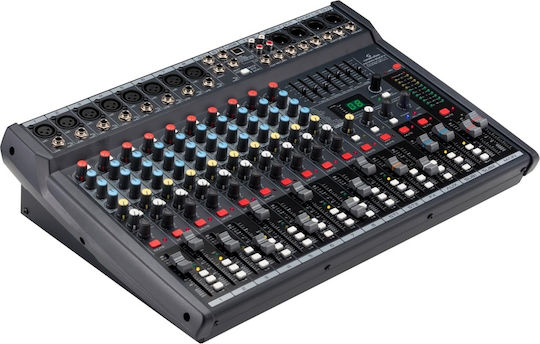Soundsation ALCHEMIX-802UFX Αναλογική Κονσόλα 12 Καναλιών με Phantom Power & 8 Εισόδους XLR