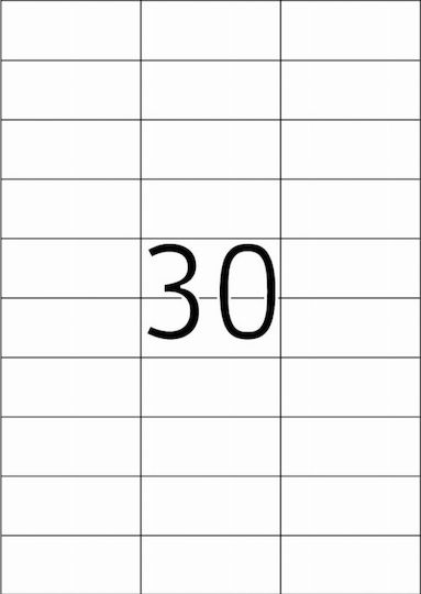 Herma 3000 Self-Adhesive Rectangular A4 Labels 70x29.7mm