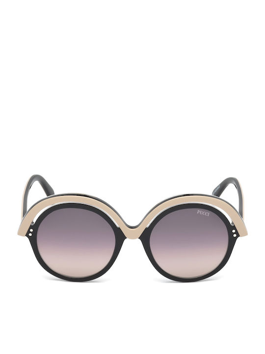 Emilio Pucci Sunglasses Μαύρα with Acetate Frame & Gray Lens Emilio Pucci Sunglasses Μαύρα with Acetate Frame & Gray Lens