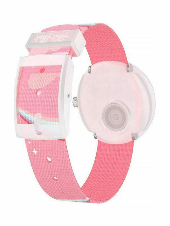 FlikFlak Kids Analog Watch Magical Dream with Fabric Strap Pink