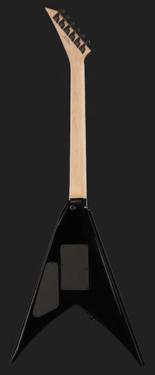 Jackson Pro Series King V KV Gloss Elektrische Gitarre Fliegendes V mit HH Tonabnehmerkonfiguration Schwarz