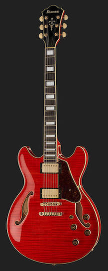 Ibanez AS93FM Chitară Electrică ES cu HH Configurație Doze Transparent Cherry Red