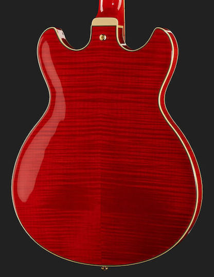 Ibanez AS93FM Chitară Electrică ES cu HH Configurație Doze Transparent Cherry Red