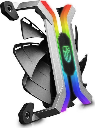 Deepcool MF 120S Case Fan (2000rpm / 45.4cfm) με RGB Φωτισμό και Σύνδεση 3-Pin