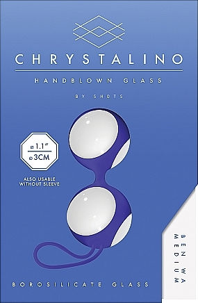 Shots Chrystalino Ben Wa Medium Bile vaginale Albe