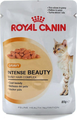 Royal Canin Intense Beauty Wet Food for Adult Cat in Pouch 12x85gr 2603010