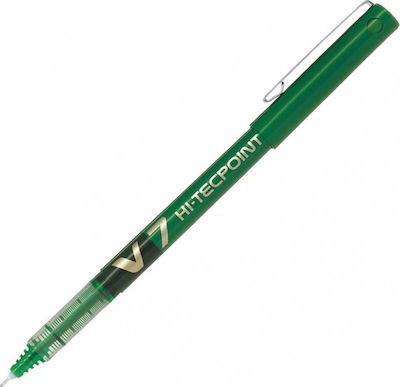 Pilot Hi-Tecpoint Pen Rollerball 0.7mm with Green Ink