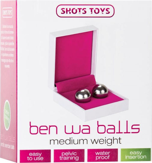 Shots Ben Wa Balls Κολπικές Μπάλες Ασημί