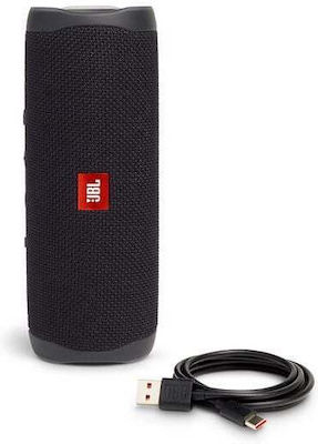 JBL Flip 5 Αδιάβροχο Ηχείο Bluetooth 20W με Διάρκεια Μπαταρίας έως 12 ώρες Black Matte