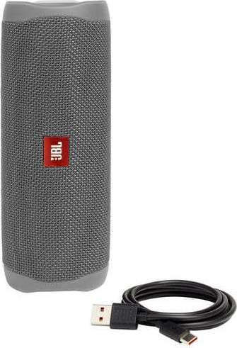 JBL Flip 5 Waterproof Bluetooth Speaker 20W with Battery Life up to 12 hours Gray