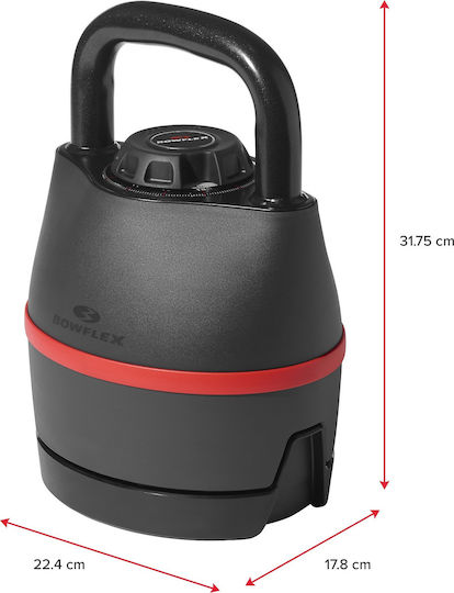 Bowflex S Tech 840 Kettlebell din PVC 18kg Negru