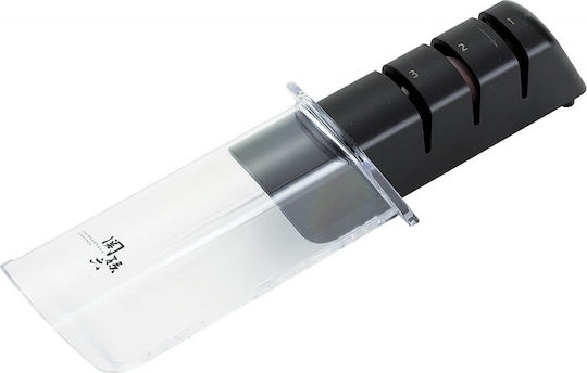 Kai Seki Magoroku Handheld Knife Sharpener with 3 Levels 13.8x5.1x5.7cm