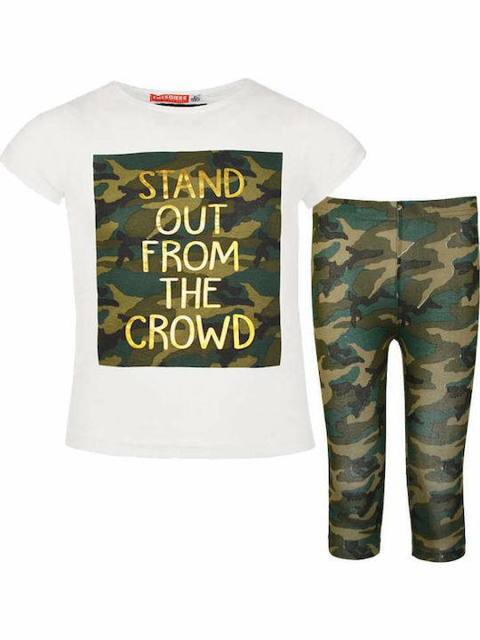 Energiers Kids Clothing Set with Khaki Leggings 2 Pieces