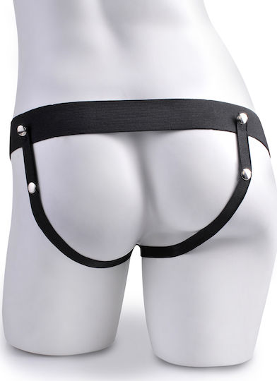 Pipedream Fetish Fantasy Hollow Squirting Strap-On with Balls Harness with Dildo 19cm in skin color