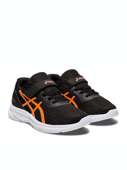 Lazerbeam PS Kids Sports Shoes Running with Hoop & Loop Closure Black