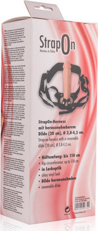 You2Toys Realistic Dildo Harness Harness with Dildo 23cm in skin color