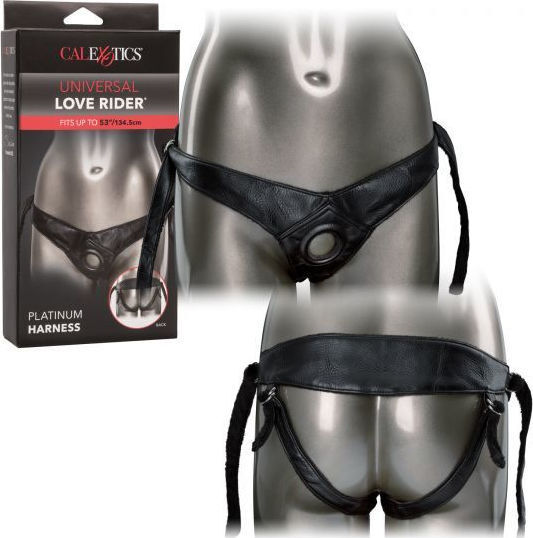 Calexotics Universal Love Rider Platinum Harness Harness in Black Color
