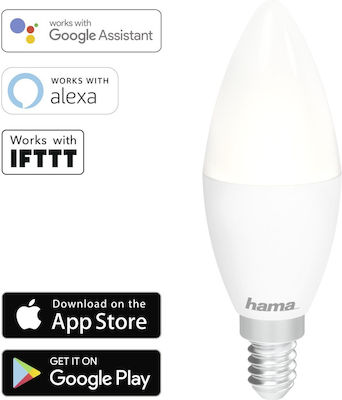 HAMA Smart LED Bulb 4.5W for Socket E14 Adjustable White 350lm Dimmable