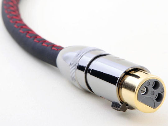 Atlas Cables Asimi Luxe XLR male to XLR female 1.5m Cable Orange