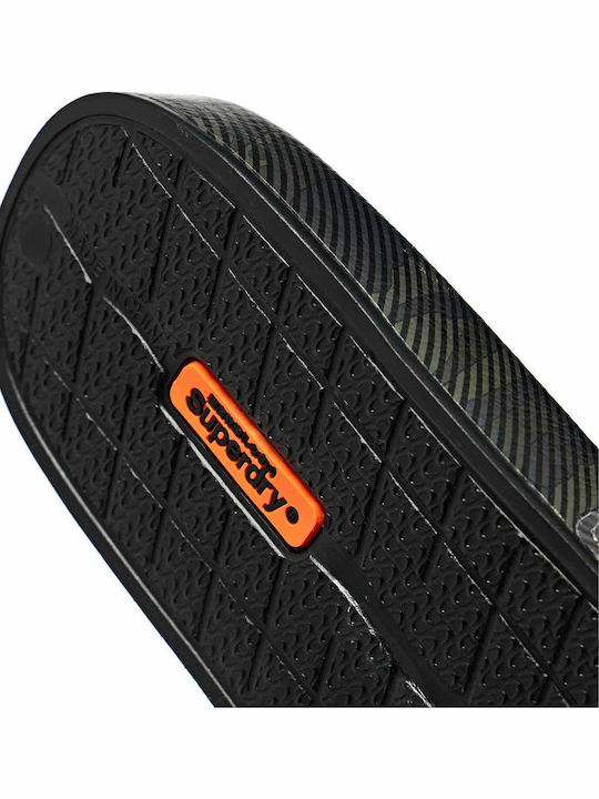 Flash M Printed Beach Slides Herren Slides Gray