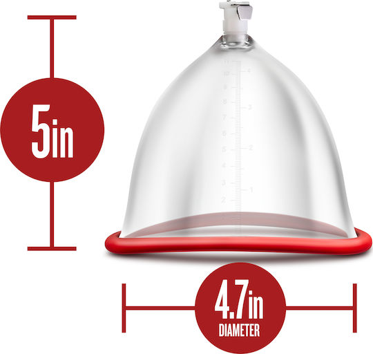Temptasia Pahar Pentru Pompa De Sân Aspirator Vagin Și Sfârcuri Transparent