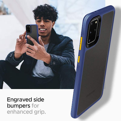 Spigen Ciel Color Brick Back Cover Plastic 2mm Navy Blue (Galaxy S20) ACS00802