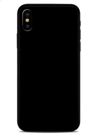 Matt Back Cover Silicone 1.2mm Black (iPhone XS Max)