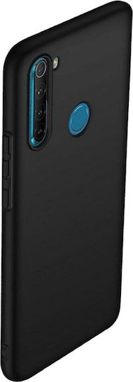 Hurtel Umschlag Rückseite Silikon Schwarz (Redmi Note 8T)