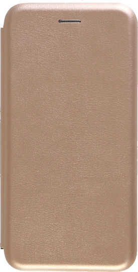 Forcell Forcell Book Δερματίνης Χρυσό (Galaxy A7 2018)