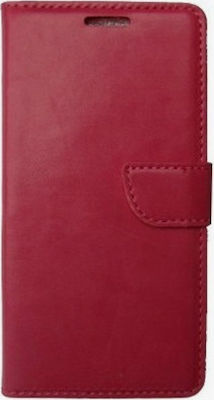 Synthetic Leather Book Fuchsia (Galaxy J7 2016)