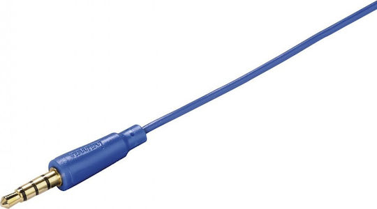 HAMA Basic4Phone În ureche Handsfree cu Mufă 3.5mm Albastru