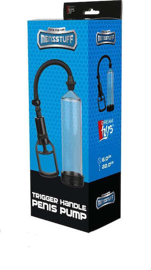 Dream Toys Menzstuff Trigger Handle Penis Pump Τρόμπα Πέους Διάφανη