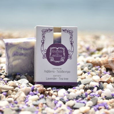 Ελένη Της Θράκης Χειροποίητο Σαπούνι με Tea Tree & Λεβάντα 120gr