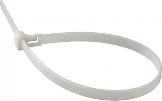 V-TAC Δεματικά Καλωδίων Πλαστικά 150mmx3.5mm σε Λευκό χρώμα (100τμχ) (11165)