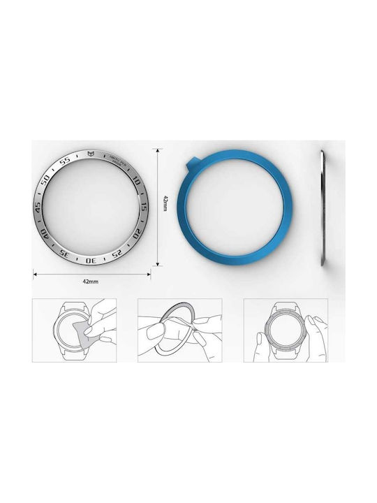 Ringke Bezel Styling Glossy Silver για το Galaxy Watch 42mm