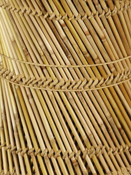 Tisch für kleine Außenbereiche aus Bambus Stabil 60x60x45cm