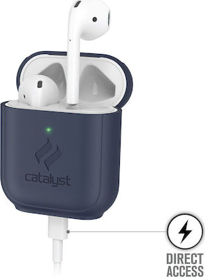 Catalyst Standing Case Калъф Силикон в Син цвят за Apple AirPods 1 / AirPods 2