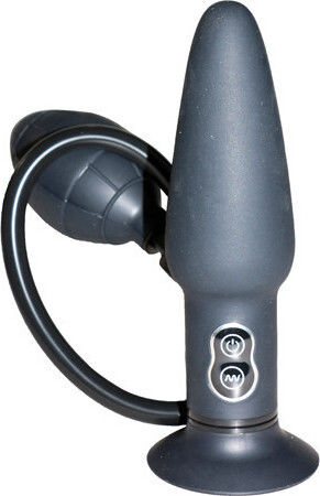 You2Toys Anal Plug with Vibration Black 10cm
