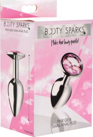 Booty Sparks Booty Sparks Gem Anal Plug Small Πρωκτική Σφήνα Small Pink 7.6cm